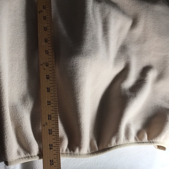 TNA Brand Fleece Boyfriend Cream 1/4 Zip Sweatshirt Quarter-zip Fleece Pullover - Picture 7 of 8